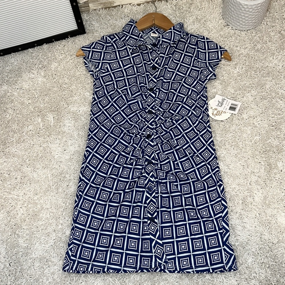 SWEET BUTTERFLY Button down Dress.